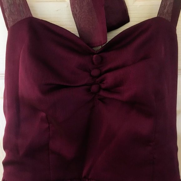 Sweetheart Chiffon Vintage-Inspired Party Dress - Picture 3 of 8